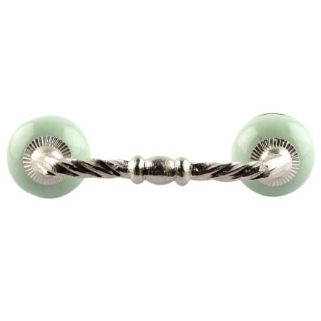 Light Green Cearmic Cut Bridge Handles